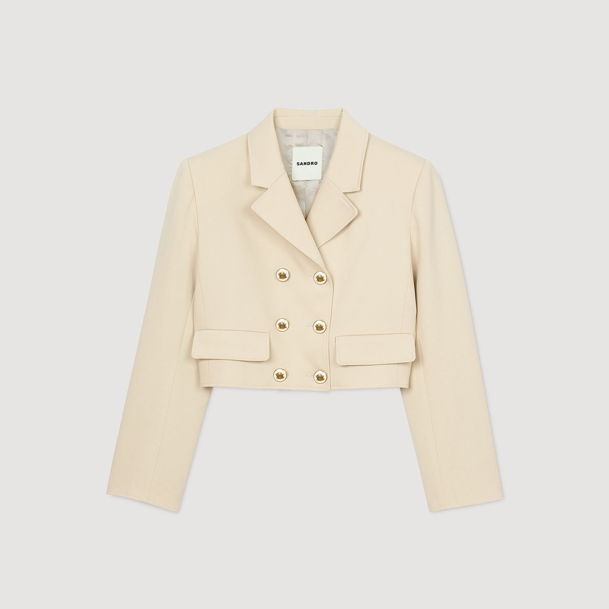 Chaqueta corta con botones