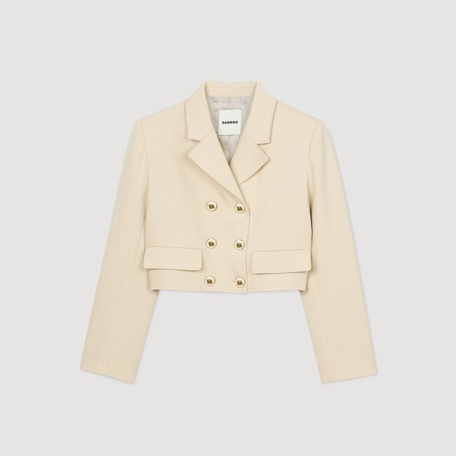 Chaqueta corta con botones