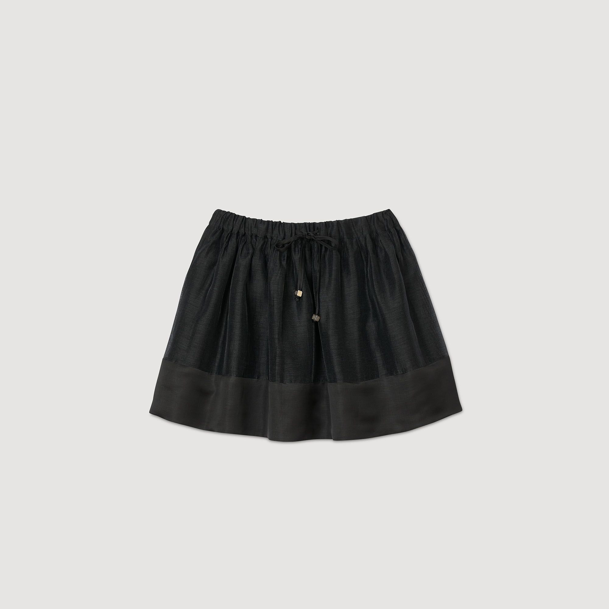 Falda corta bimaterial