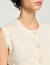 Chaleco de tweed con textura