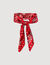Pañuelo de seda estampado bandana