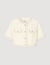 Chaqueta de manga corta de tweed