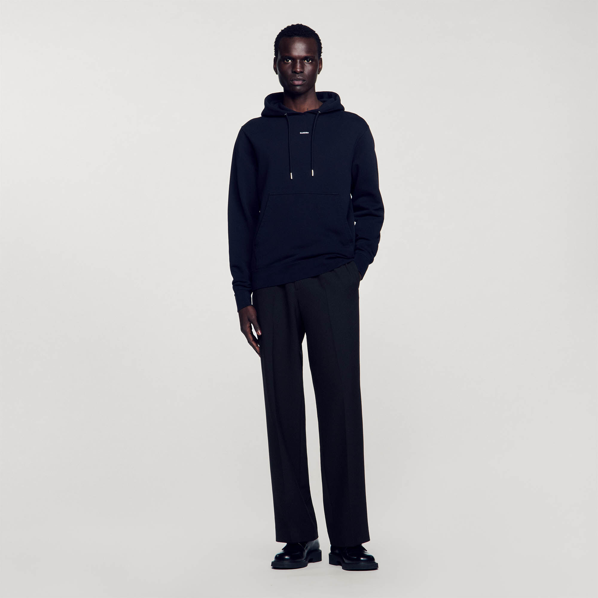 Sudadera hombre bordado algodón orgánico