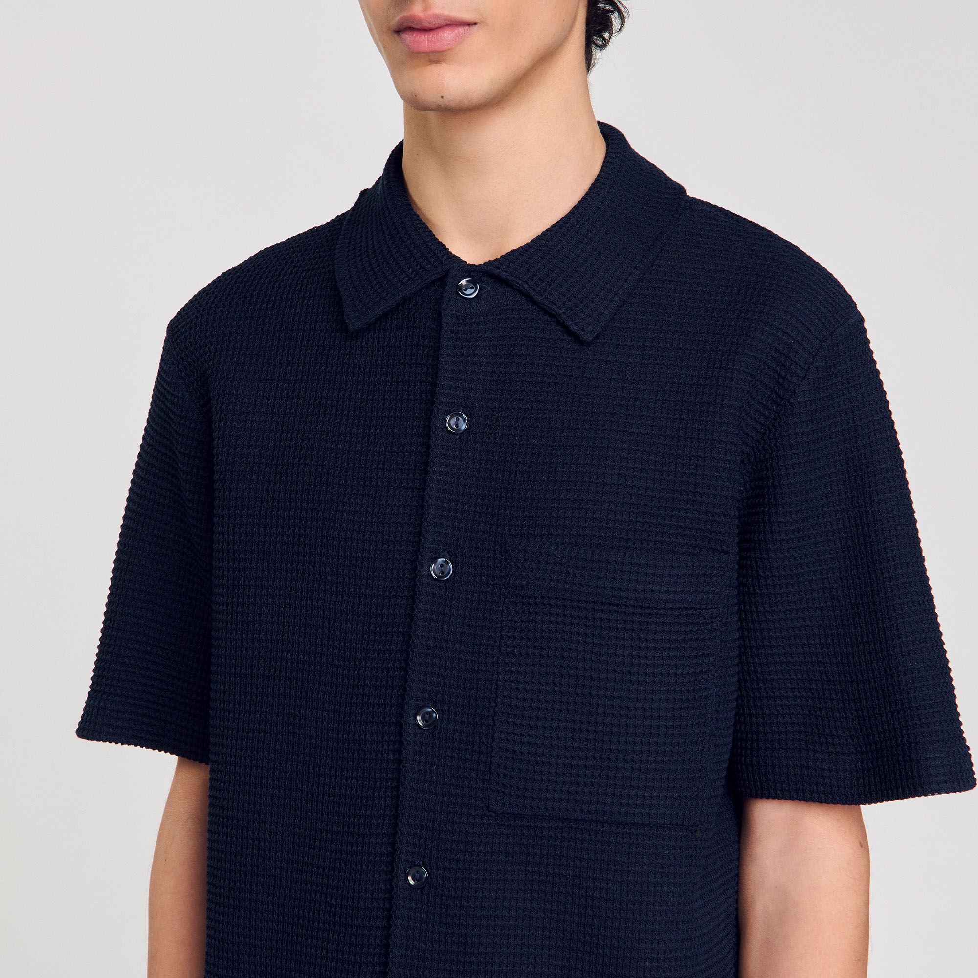Camisa de nido de abeja