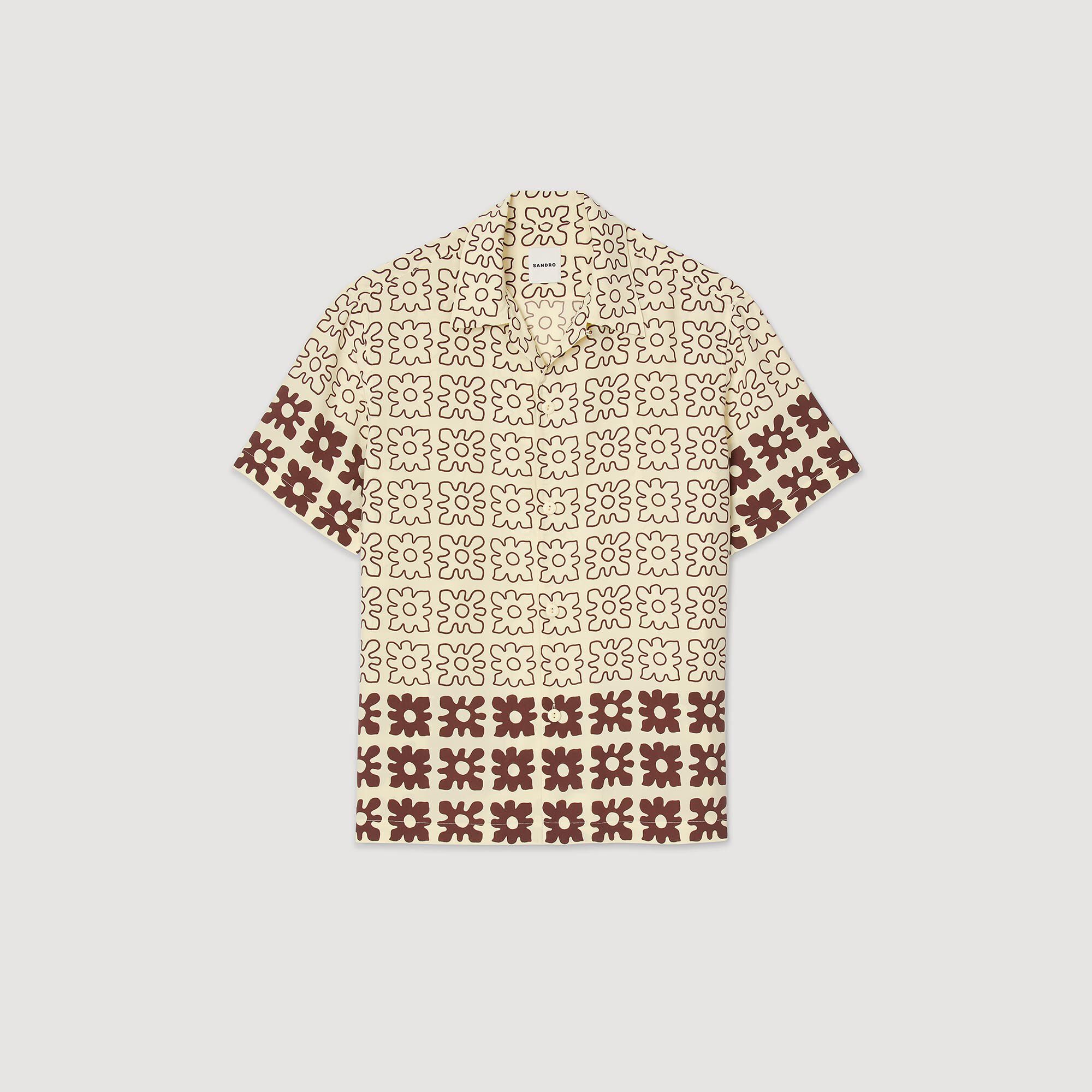 Camisa con estampado floral