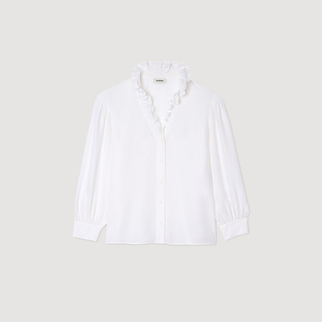 Camisa fluida de seda