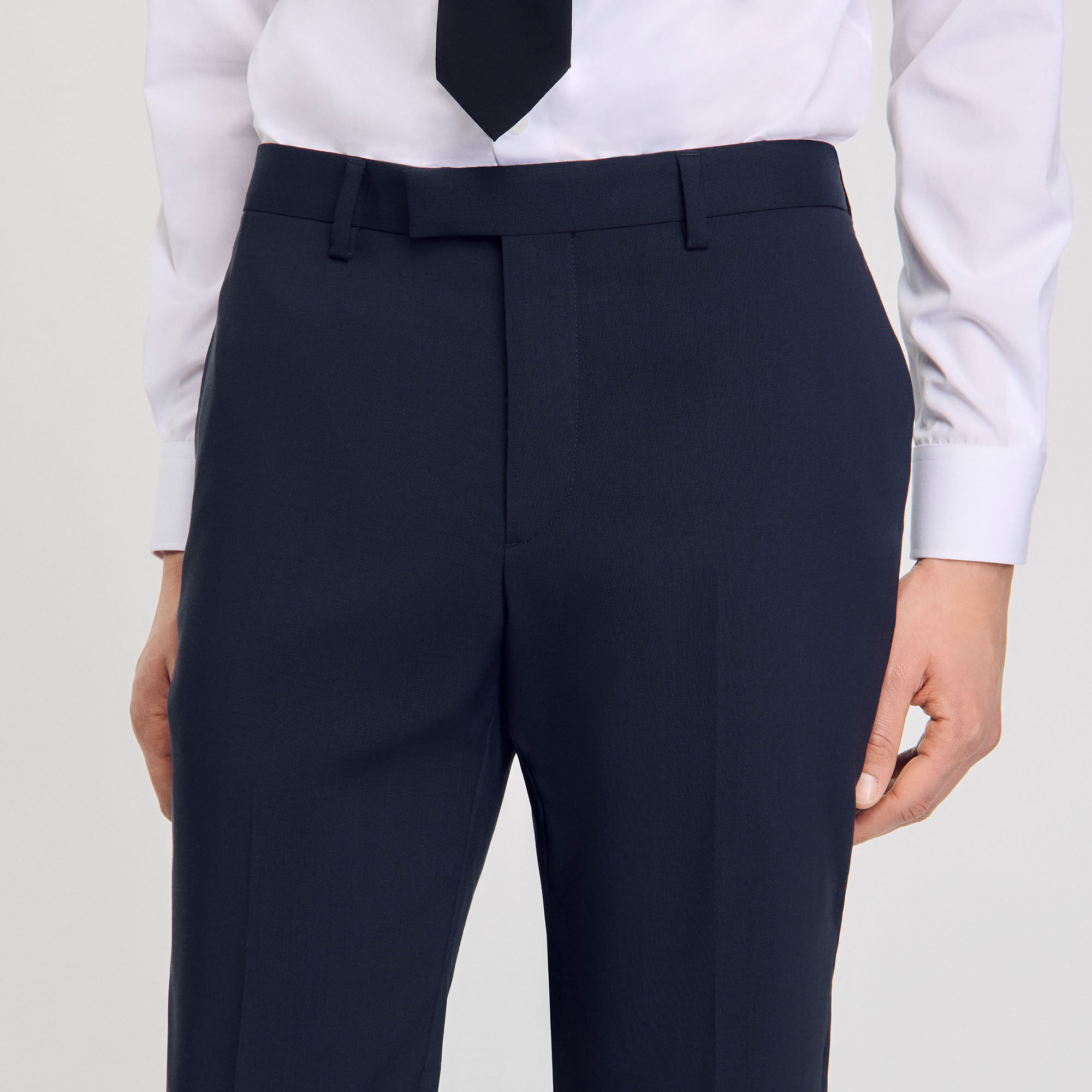 Pantalón de traje de lana