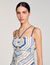 Vestido largo con espirales