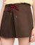 Falda pantalón con pliegue