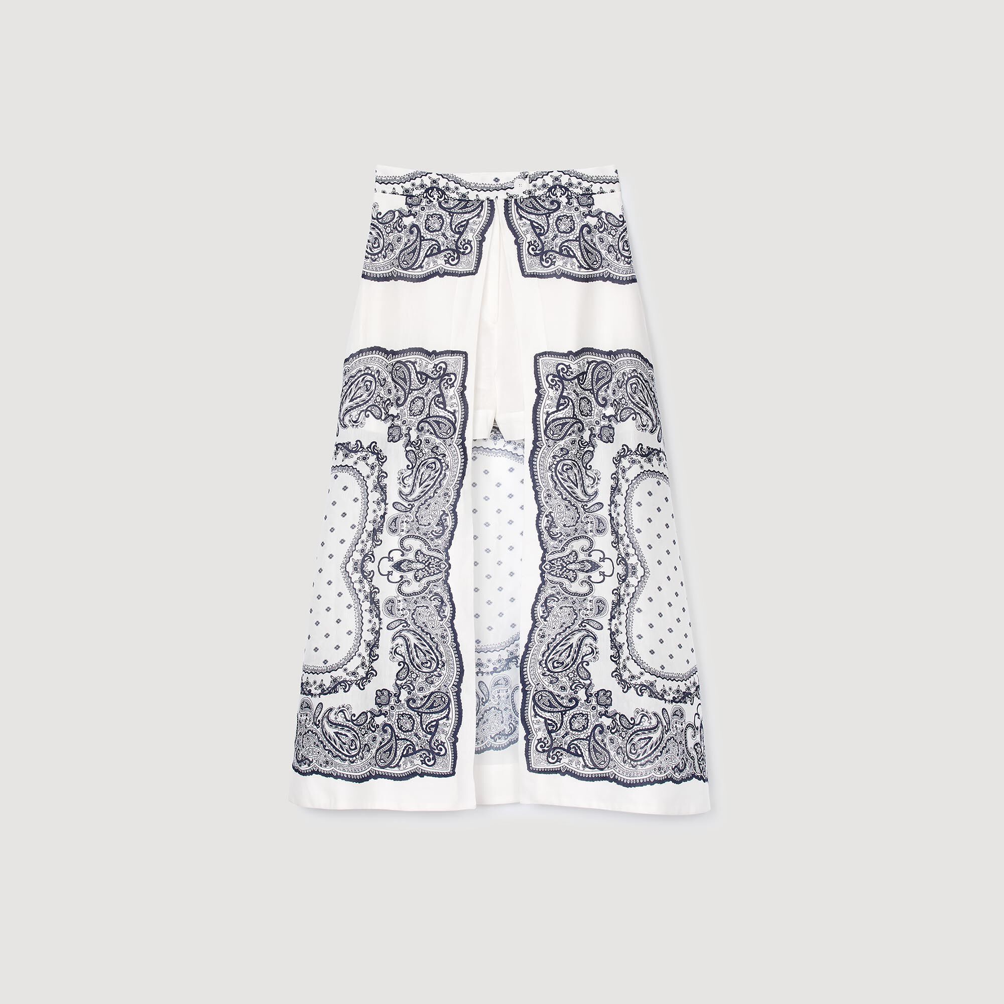 Falda pantalón estampado bandana