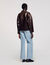 Cazadora de cuero oversize