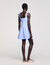 Vestido corto a rayas