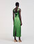 Vestido fluido satinado