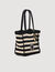 Bolso bicolor de ganchillo