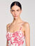 Vestido largo con estampado floral