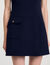 Vestido corto con botones