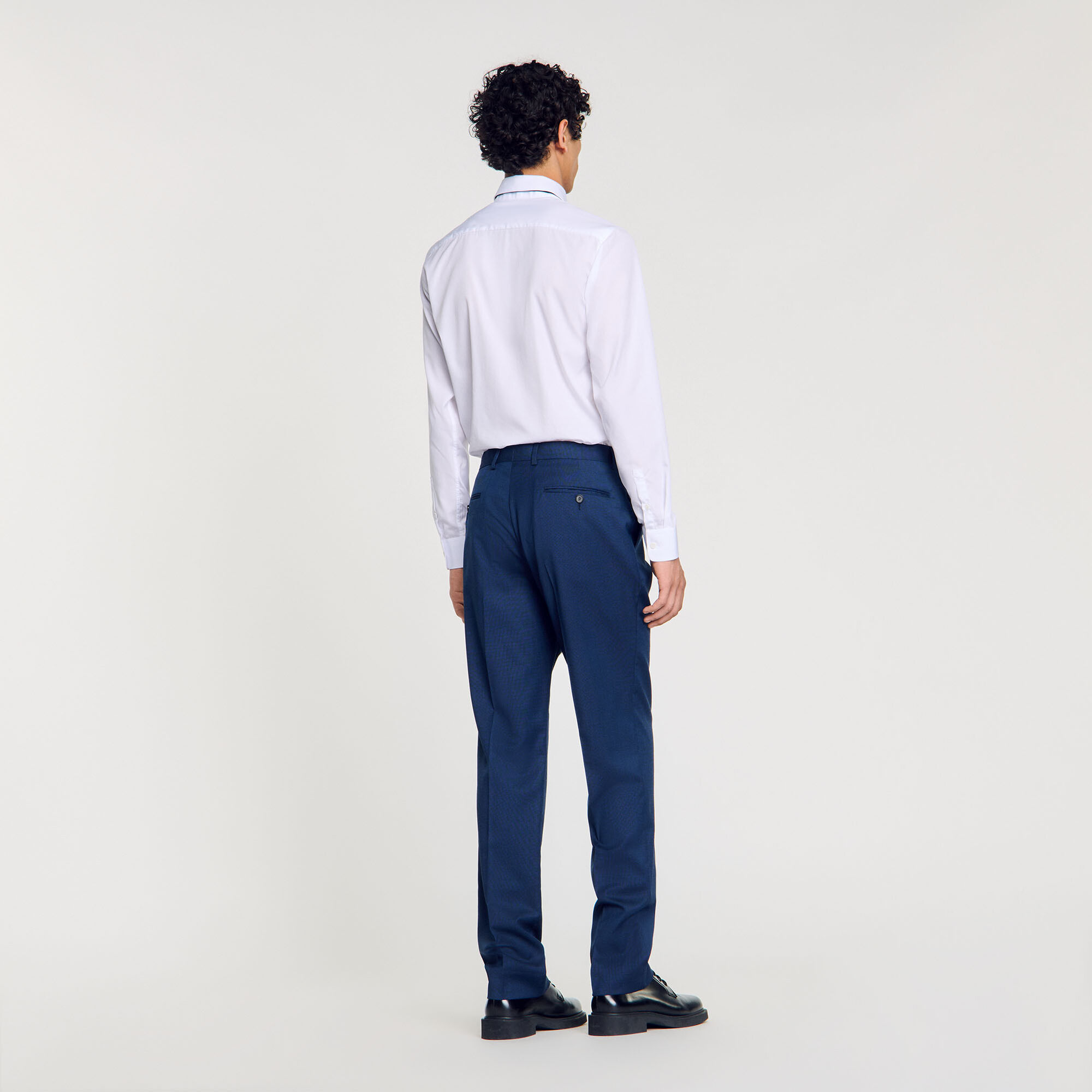 Pantalón de traje de lana