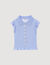 Camiseta fruncida a rayas