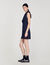 Vestido corto plisado de traje