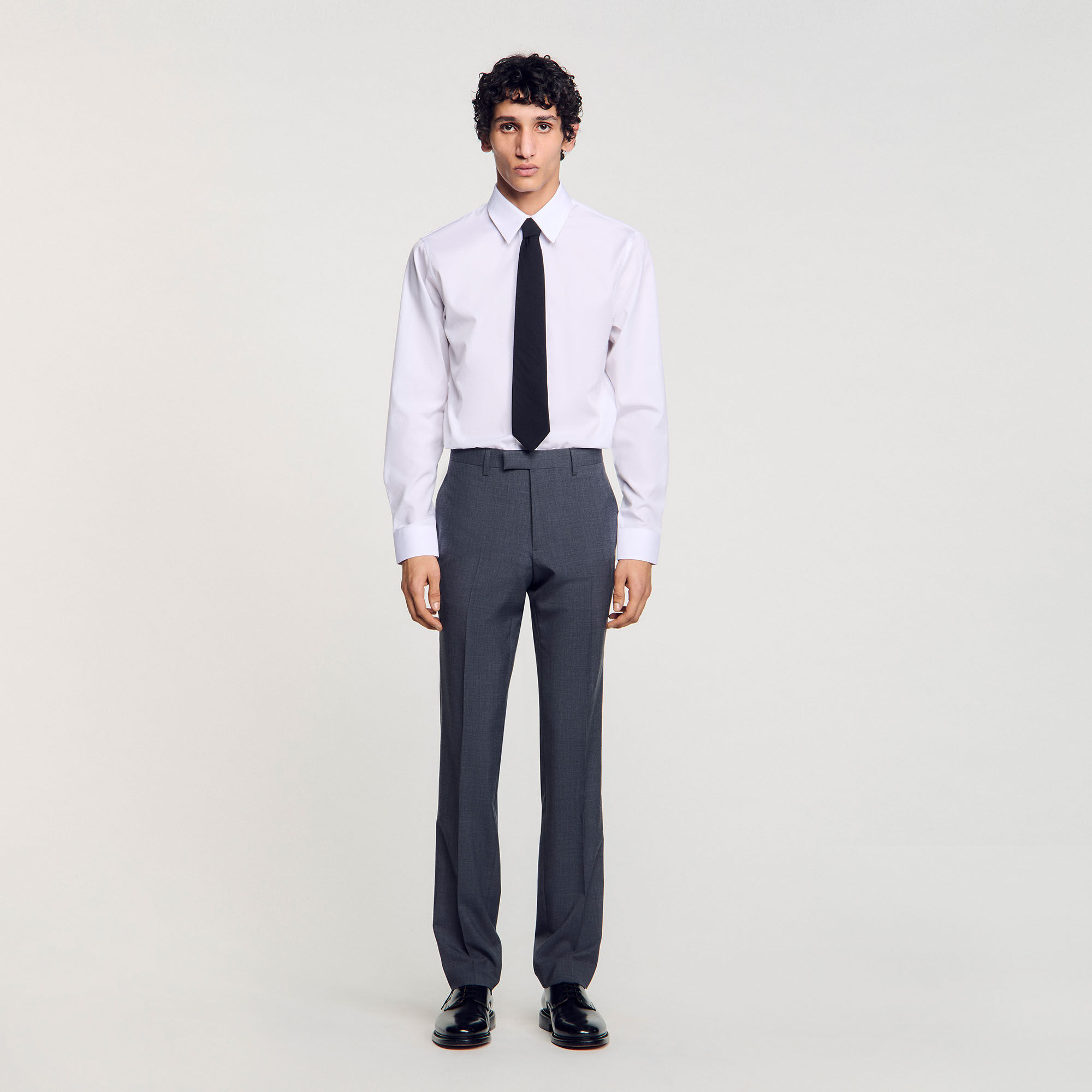 Pantalón de traje en lana
