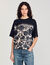 Camiseta con estampado floral