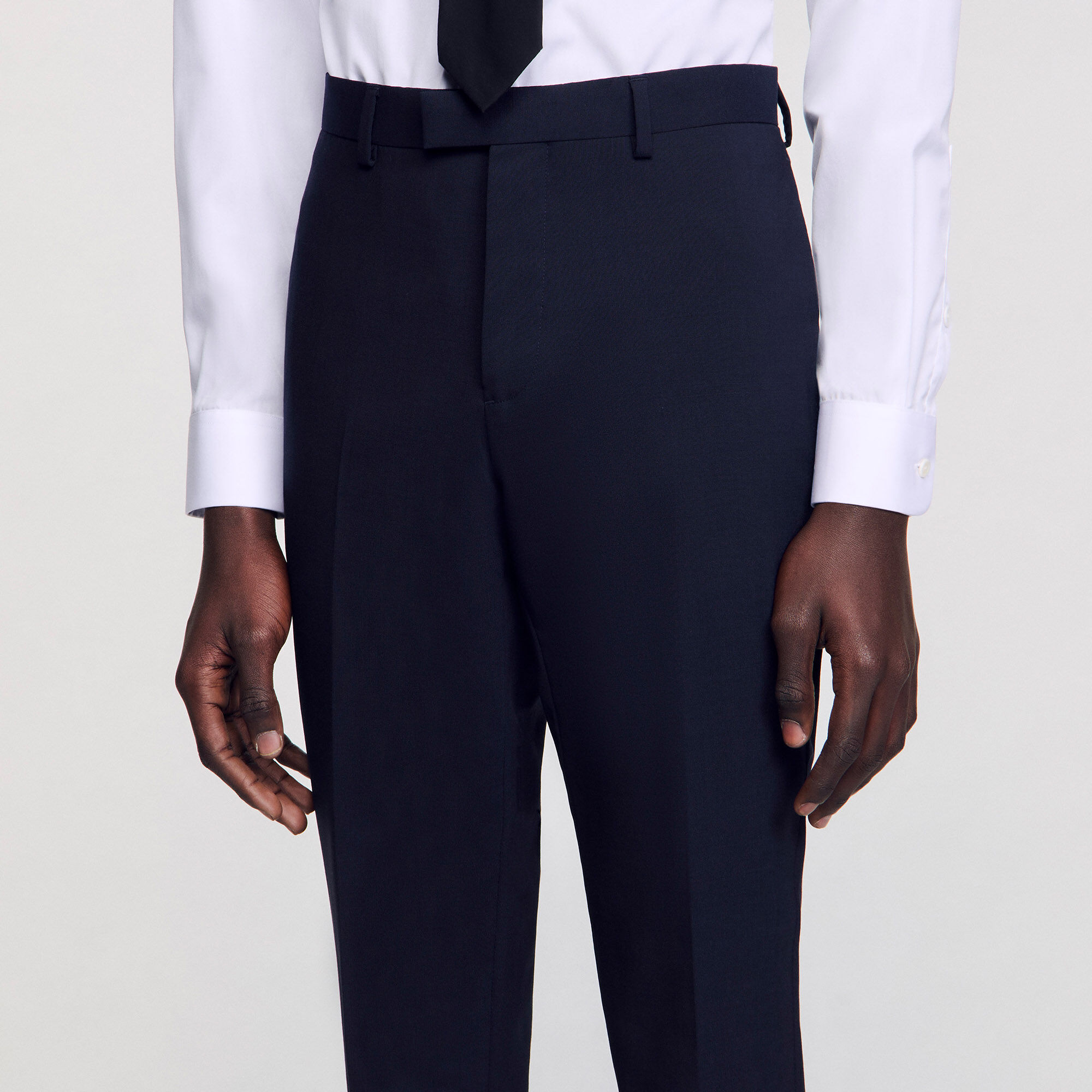 Pantalón de traje clásico de lana