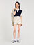 Short de tweed de fantasía