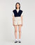 Short de tweed de fantasía
