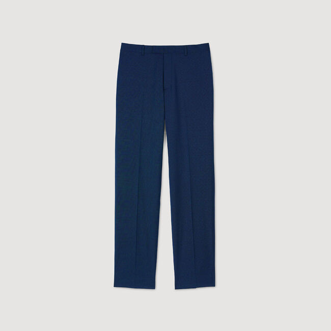 Pantalón de traje de lana