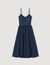 Vestido midi de mezclilla