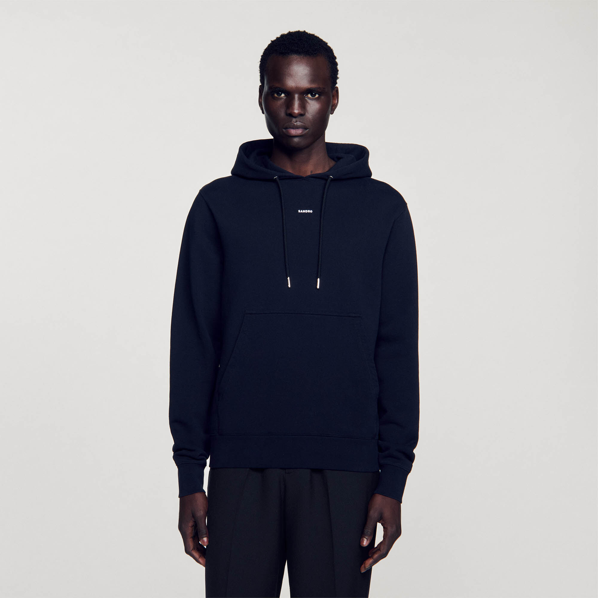Sudadera hombre bordado algodón orgánico