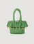 Bolso de crochet con borlas