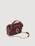 Bolso pequeño de cuero liso Yza