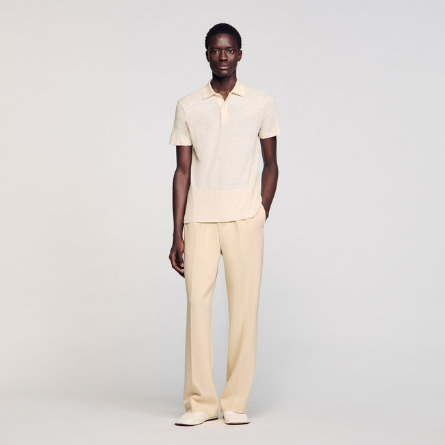 Polo de lino
