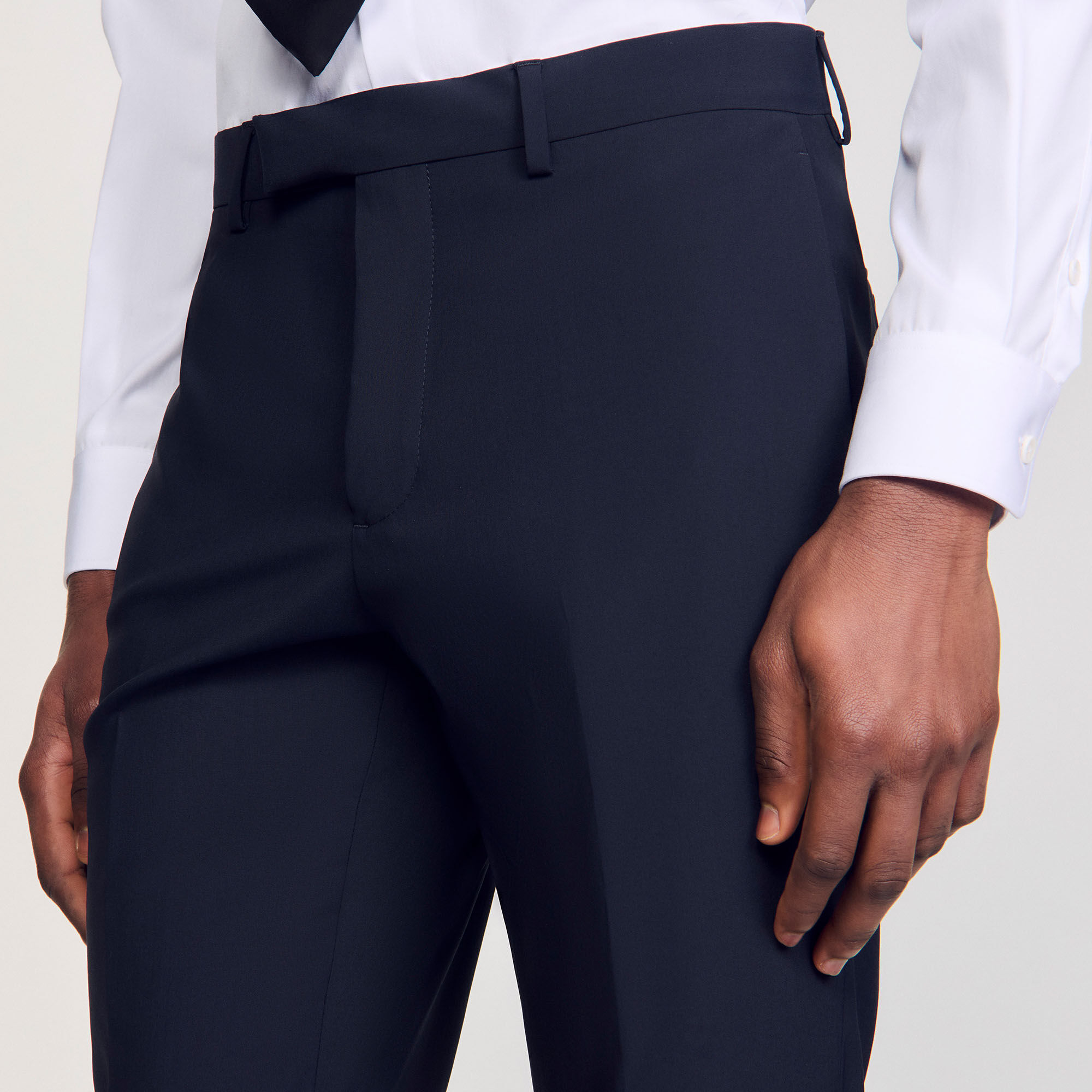Pantalón de traje en lana