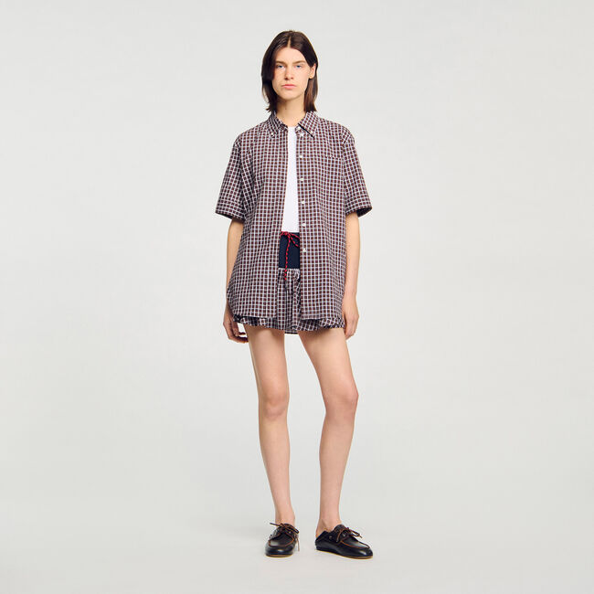 Camisa oversize a cuadros