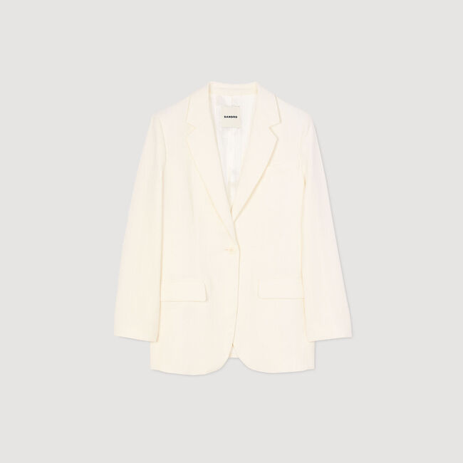 Chaqueta de traje con lentejuelas
