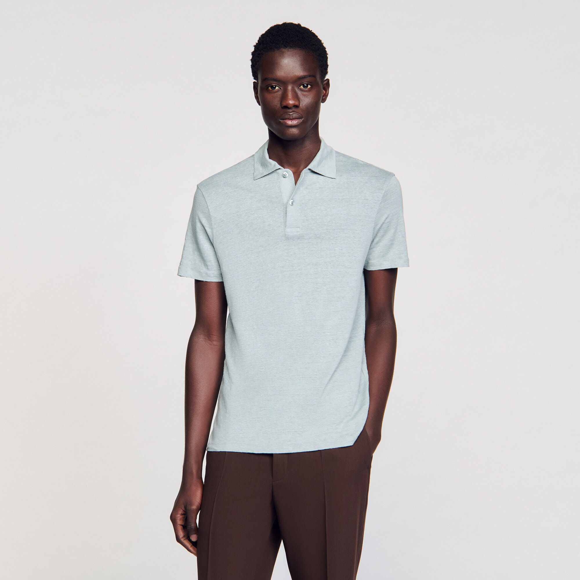 Polo de lino